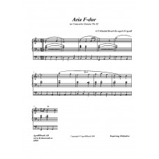 Aria F-dur /G F Händel