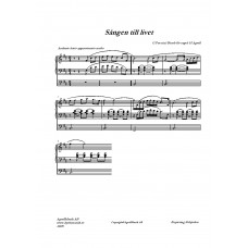 Sången till livet ur  /G Puccini/Bearb för orgel:H Agrell