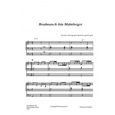 Brudmarsch från Malmberget /Trad efter Olof Lagerqvist/Bearb för orgel H Agrell