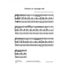 Himlen är oskyldigt blå C-dur /Ted o Kenneth Gärdestad/Bearb för orgel:H Agrell Himlen är oskyldigt blå C-dur /Ted o Kenneth Gärdestad/Bearb för orgel:H Agrell