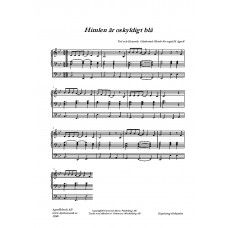 Himlen är oskyldigt blå Bb-dur /Ted o Kenneth Gärdestad/Bearb för orgel:H Agrell Himlen är oskyldigt blå Bb-dur /Ted o Kenneth Gärdestad/Bearb för orgel:H Agrell